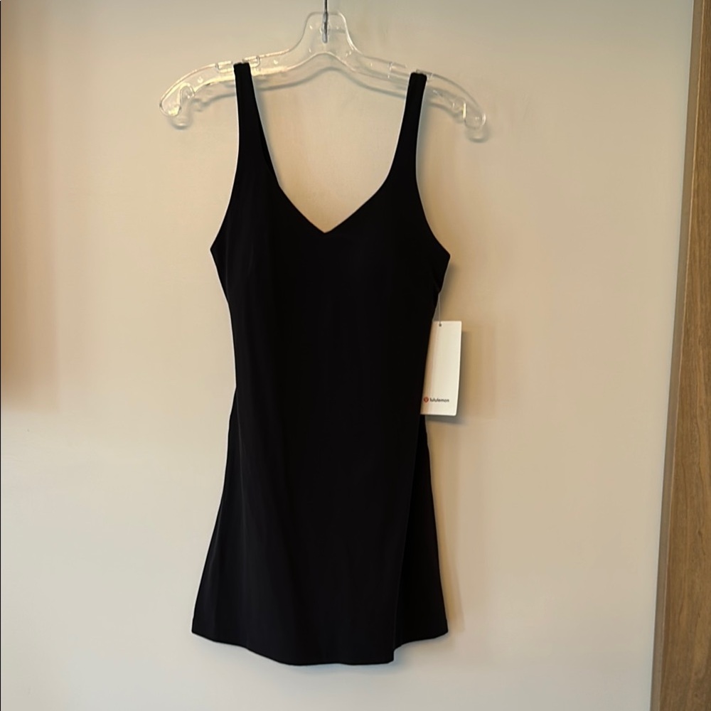 lululemon athletica Black Mini Dress Size 6 NEW!!